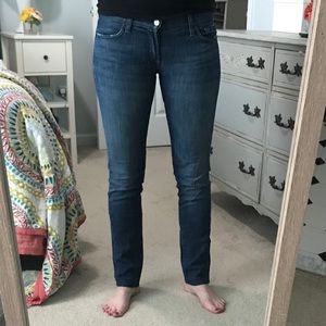 7 For All Man Kind Ankle Skinny Jeans, size 27